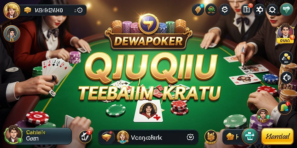 Screenshot gameplay DEWAPOKER yang mendebarkan.