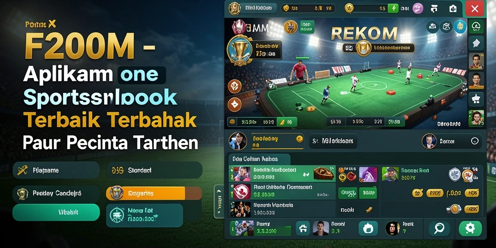 Gambaran gameplay F200M dalam taruhan olahraga yang menarik.