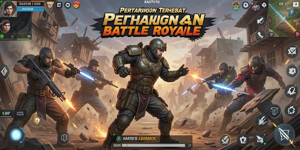 Gameplay intens di KASTOTO dengan aksi pertarungan hebat.
