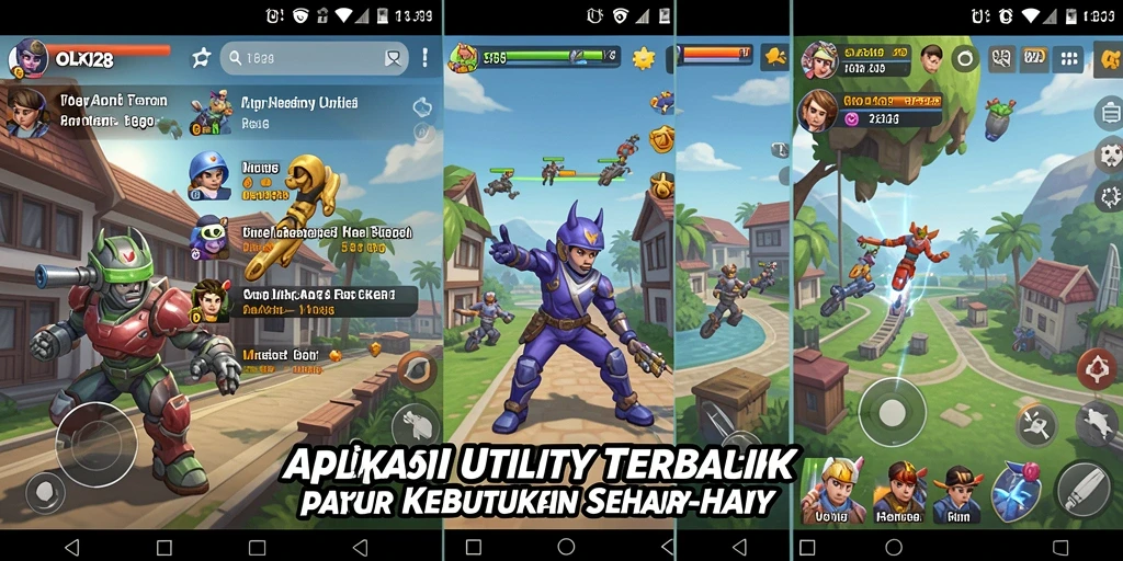 Tangkapan layar OLX128 menampilkan antarmuka aplikasi yang intuitif dan berfungsi sebagai utility.