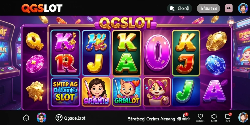 Screenshot gameplay QQSLOT yang menunjukkan strategi mendalam saat bermain.