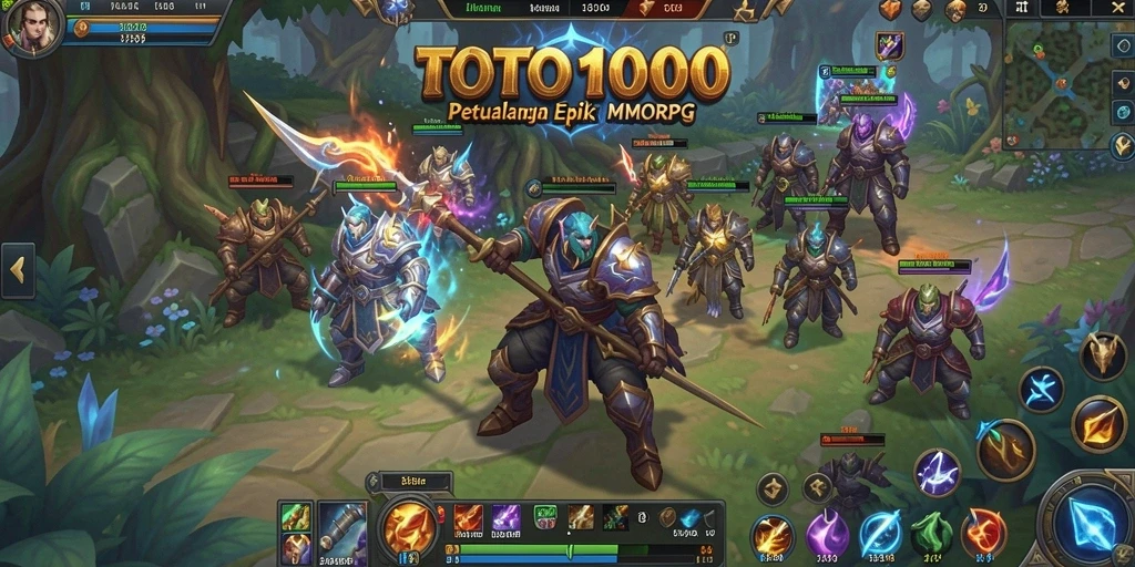 Tampilan gameplay TOTO1000 yang mendebarkan dalam dunia MMORPG.