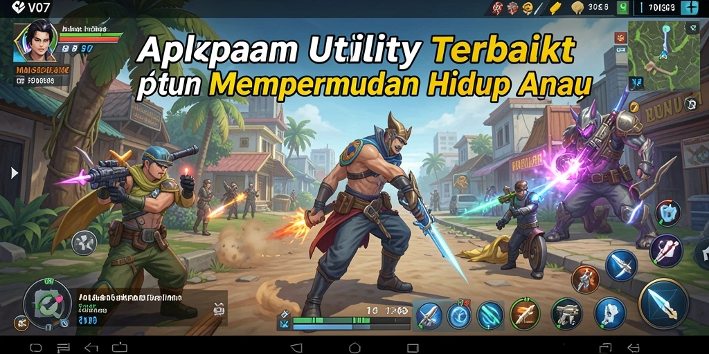 Tampilan antarmuka V07 yang sederhana dan intuitif.